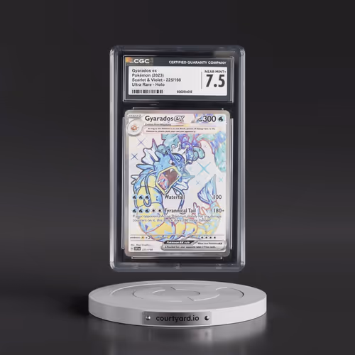 2023 Scarlet & Violet #225/198 Gyarados ex - Ultra Rare Holo (CGC 7.5 NM+)