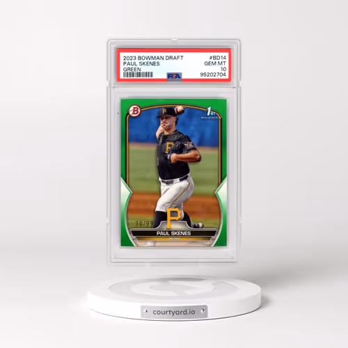 2023 Bowman Draft #BD14 Paul Skenes - Green (PSA 10 GEM MINT)