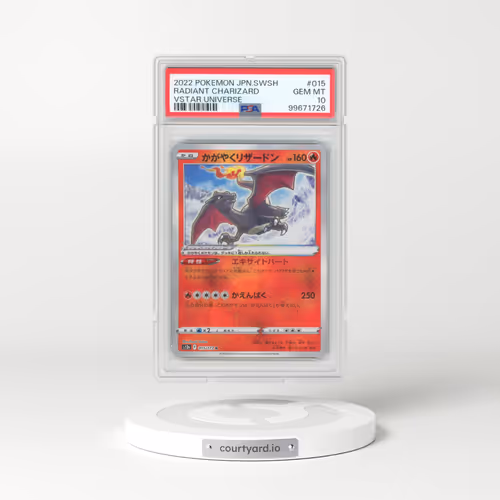 2022 Pokémon Sword & Shield Vstar Universe #015 Radiant Charizard - Holo (PSA 10 GEM MINT)