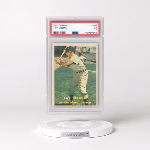 1957 Topps #102 Ray Boone (PSA 5 EX)