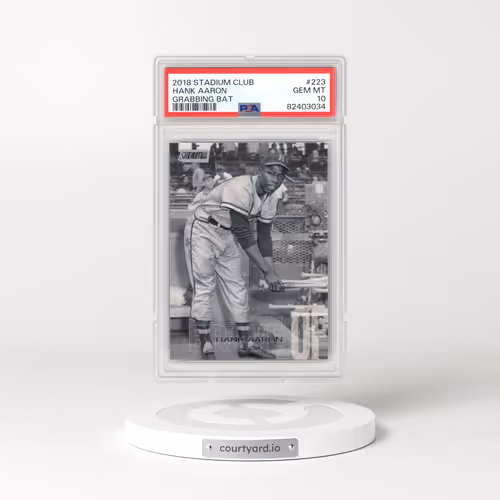 2018 Stadium Club #223 Hank Aaron (PSA 10 GEM MINT)