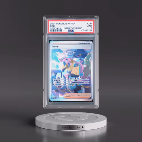 2024 Pokémon Paf EN-Paldean Fates #237 Iono - Special Illustration Rare (PSA 9 MINT)