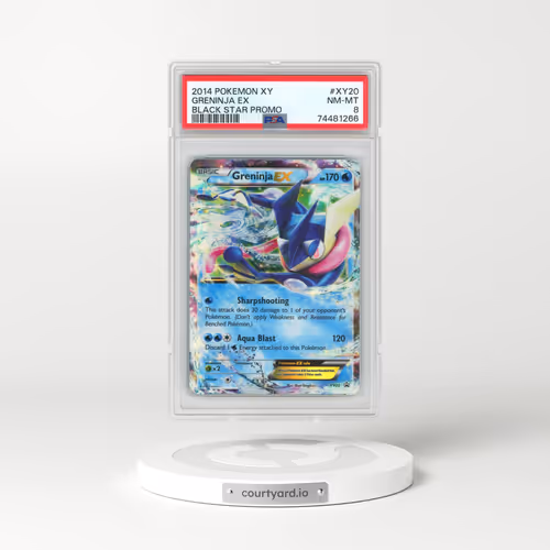 2014 Pokémon XY Black Star Promo #XY20 Greninja EX - Holo (PSA 8 NM-MT)