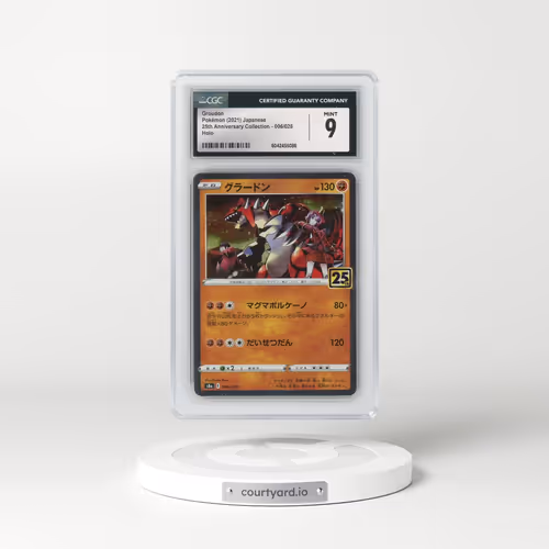 2021 25th Anniversary Collection #006/028 Groudon - Holo (CGC 9 MINT)
