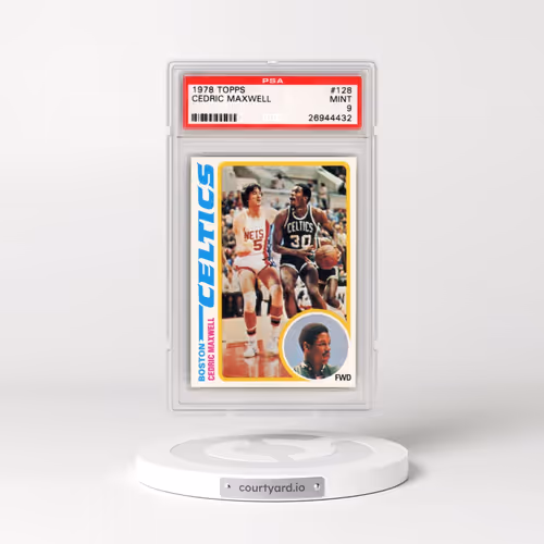 1978 Topps #128 Cedric Maxwell (PSA 9 MINT)