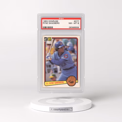 1983 Donruss #277 Ryne Sandberg (PSA 8 NM-MT)