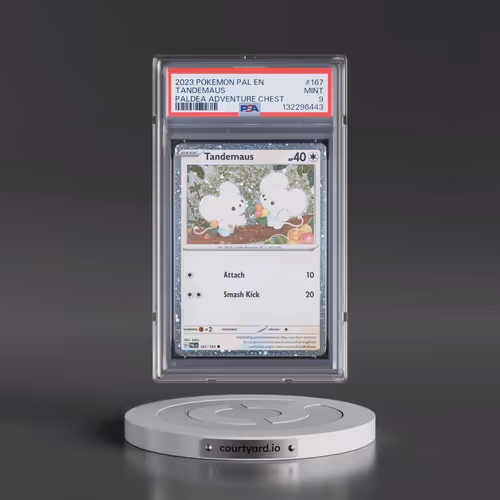 2023 Pokémon Pal EN-Paldea Evolved #167 Tandemaus - Paldea Adventure Chest (PSA 9 MINT)