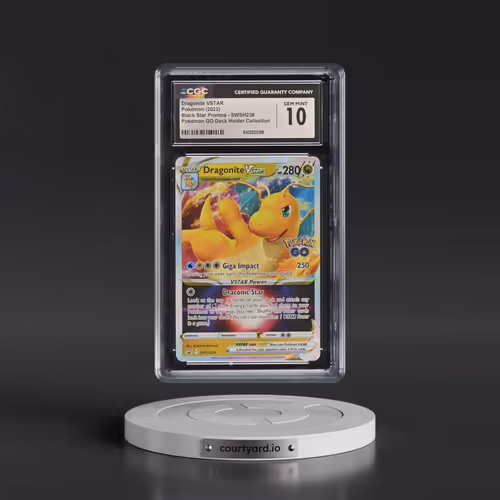 2017 Black Star Promos - Sword & Shield #SWSH236 Dragonite VSTAR - Holo Pokémon GO Premier Deck Hold