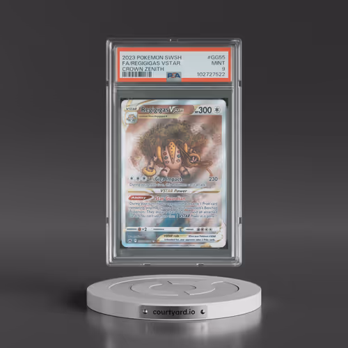 2023 Pokémon Sword and Shield Crown Zenith #GG55 Regigigas Vstar - Full Art (PSA 9 MINT)