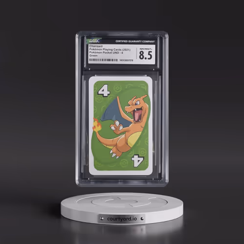 2021 Pokémon Pocket UNO (2021 Pocket Monsters Back) #4 Charizard - Green (CGC 8.5 NM-MT+)