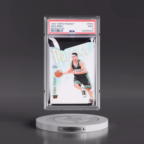1999 Topps Prodigy #PR14 Mike Bibby - Refractor (PSA 9 MINT)