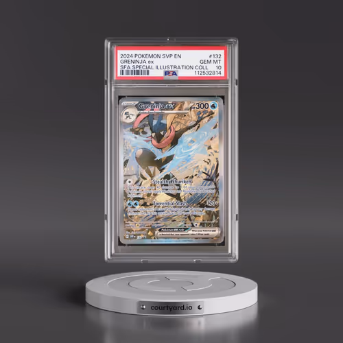 2024 Pokémon Svp EN-SV Black Star Promo #132 Greninja EX - Holo Shrouded Fable Special Illustration