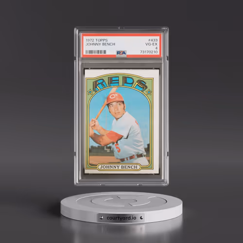 1972 Topps #433 Johnny Bench (PSA 4 VG-EX)