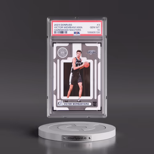 2023 Panini Donruss Hardwood Masters #3 Victor Wembanyama (PSA 10 GEM MINT)