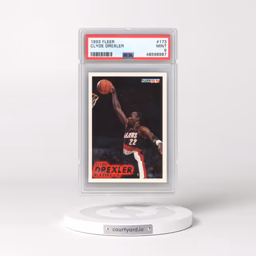 1993 Fleer #173 Clyde Drexler (PSA 9 MINT)