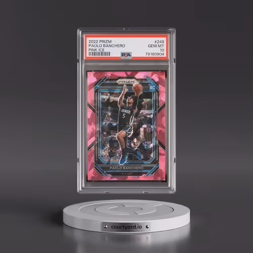2022 Panini Prizm #249 Paolo Banchero - Pink Ice (PSA 10 GEM MINT)