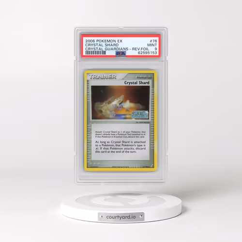 2006 Pokémon EX Crystal Guardians #76 Crystal Shard - Reverse Foil (PSA 9 MINT)