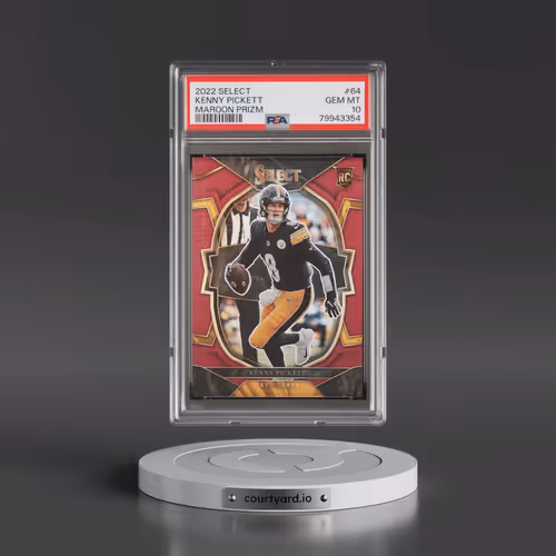 2022 Panini Select #64 Kenny Pickett - Maroon Prizm (PSA 10 GEM MINT)