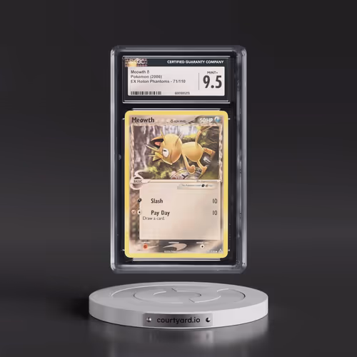 2006 EX Holon Phantoms #71/110 Meowth δ (CGC 9.5 MINT+)