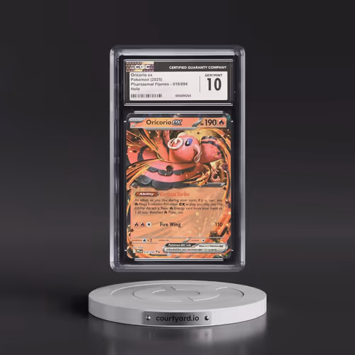 2025 Phantasmal Flames - PFL EN #018/094 Oricorio ex - Holo (CGC 10 GEM MINT)