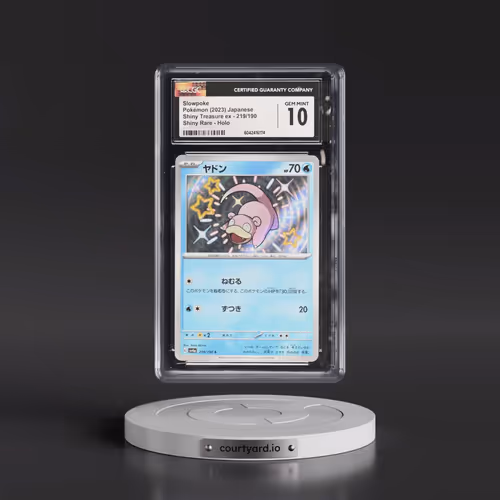 2023 Shiny Treasure ex #219/190 Slowpoke - Shiny Rare Holo (CGC 10 GEM MINT)