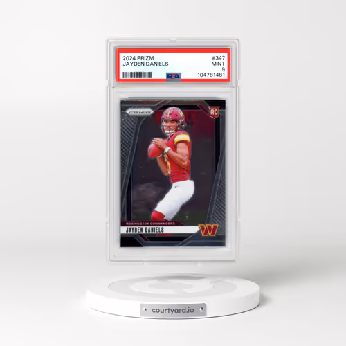 2024 Panini Prizm #347 Jayden Daniels (PSA 9 MINT)