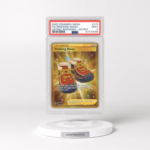 2022 Astral Radiance #215 Trekking Shoes - Secret (PSA 9 MINT)