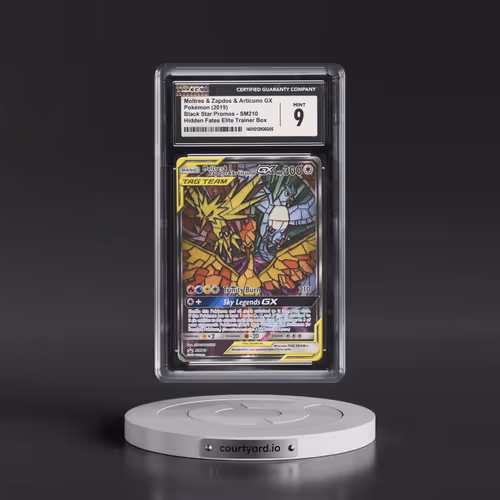 2016 Black Star Promos - Sun & Moon #SM210 Moltres & Zapdos & Articuno GX - Hidden Fates Elite Train