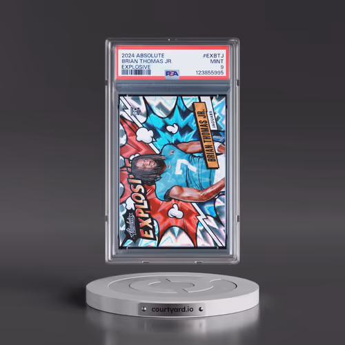 2024 Panini Absolute Explosive #EXBTJ Brian Thomas Jr. (PSA 9 MINT)