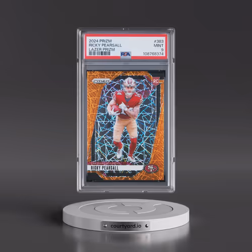 2024 Panini Prizm #383 Ricky Pearsall - Lazer Prizm (PSA 9 MINT)