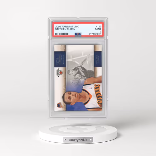 2009 Panini Studio #129 Stephen Curry (PSA 9 MINT)