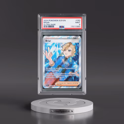 2024 Pokémon Scr EN-Stellar Crown #163 Briar - Ultra Rare (PSA 9 MINT)