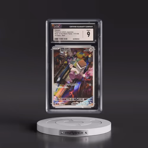 2023 Pokémon SV3-Ruler of the Black Flame #117 Varoom - Art Rare (CGC 9 MINT)