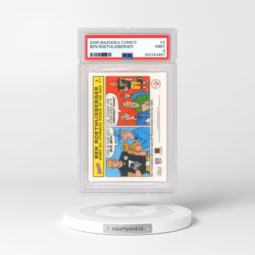 2005 Bazooka Comics #2 Ben Roethlisberger (PSA 9 MINT)