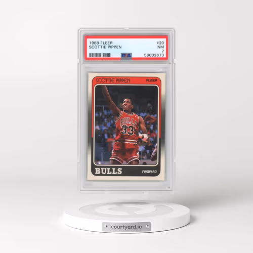 1988 Fleer #20 Scottie Pippen (PSA 7 NM)
