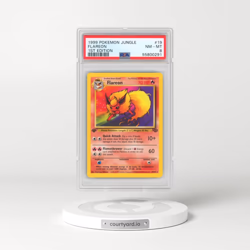 1999 Pokémon Jungle #19 Flareon - 1st Edition (PSA 8 NM-MT)
