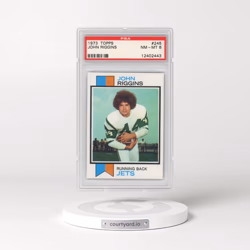 1973 Topps #245 John Riggins (PSA 8 NM-MT)