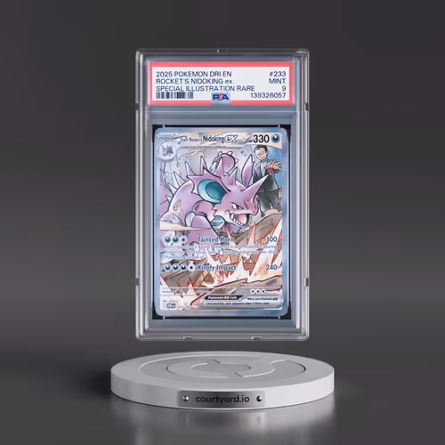2025 Pokémon Dri EN-Destined Rivals #233 Team Rocket's Nidoking EX - Holo Special Illustration Rare