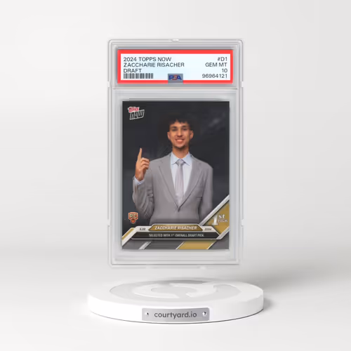 2024 Topps Now Draft #D1 Zaccharie Risacher (PSA 10 GEM MINT)