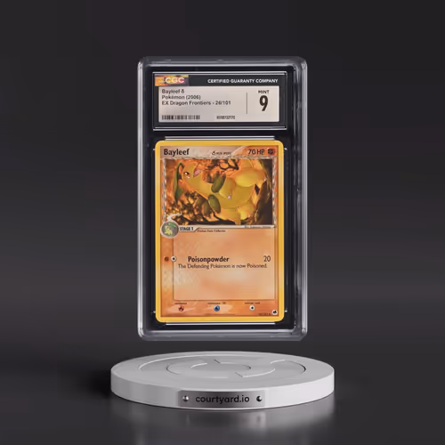 2006 EX Dragon Frontiers #26/101 Bayleef δ (CGC 9 MINT)