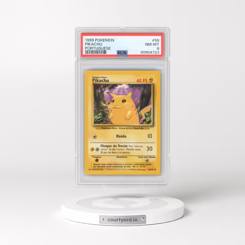 1999 Portugese Base Set #58 Pikachu (PSA 8 NM-MT)