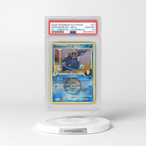 2009 Pokémon Platinum Supreme Victors #27 Empoleon FB - Holo Crosshatch-2010 Pokemon League (PSA 10