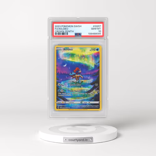 2023 Pokémon Sword and Shield Crown Zenith #GG07 Keldeo - Full Art (PSA 10 GEM MINT)