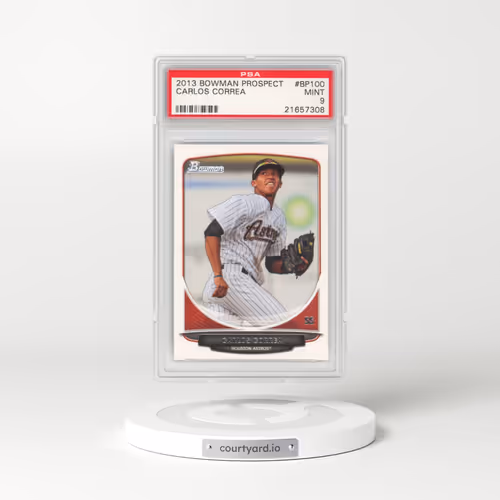 2013 Bowman Prospect #BP100 Carlos Correa (PSA 9 MINT)