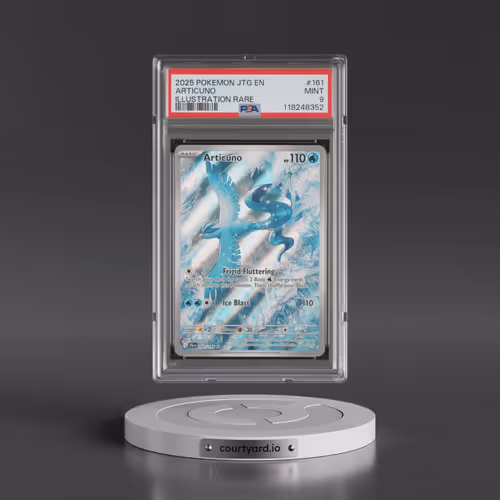 2025 Pokémon Jtg EN-Journey Together #161 Articuno - Illustration Rare (PSA 9 MINT)