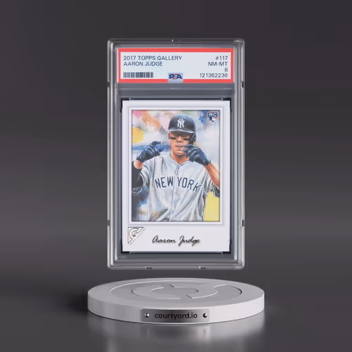 2017 Topps Gallery #117 Aaron Judge (PSA 8 NM-MT)