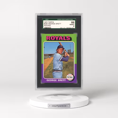 1975 Topps #228 George Brett (SGC 8 NM-MT)