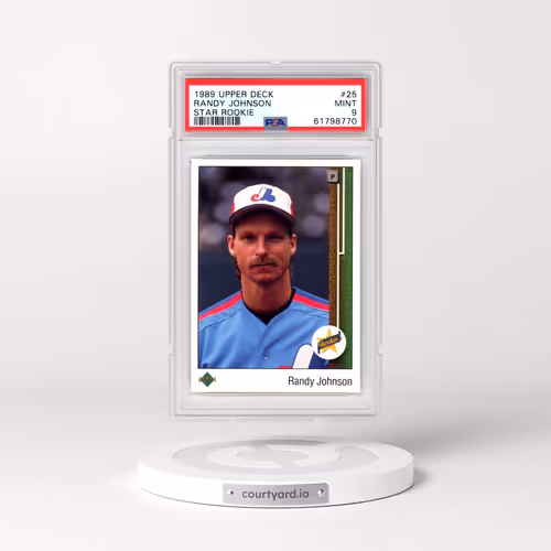 1989 Upper Deck #25 Randy Johnson - Star Rookie (PSA 9 MINT)