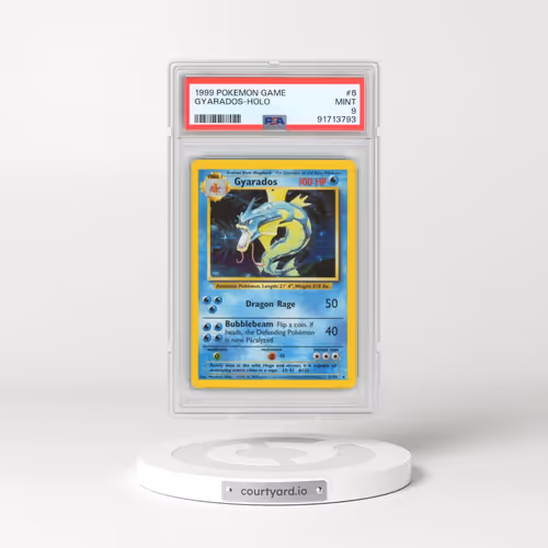 1999 Pokémon Game #6 Gyarados - Holo (PSA 9 MINT)