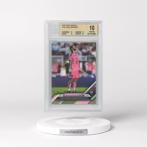 2024 Topps Now MLS #134 Lionel Messi (BGS 10 PRISTINE)